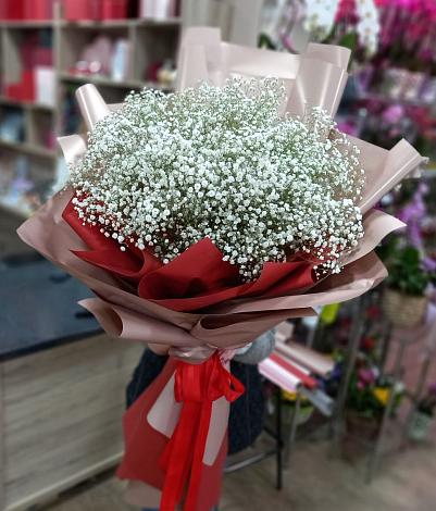 Букет цветов из: Гипсофила в Северское