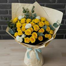 Букет цветов из:  Розы в Северское