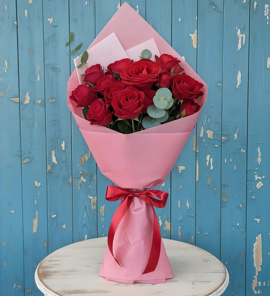 Букет цветов из: Розы в Северское