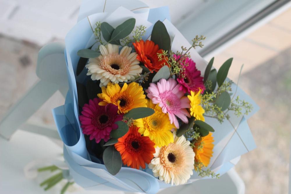 Букет цветов из: Герберы в Северское