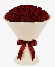 Букет 101 Бордовая роза Блэк Бакарра в Северское