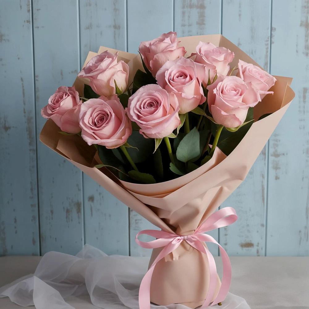 Букет цветов из: Розы в Северское