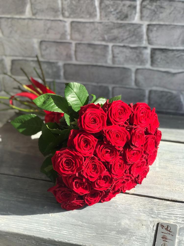 Букет Красные розы Фридом в Северское
