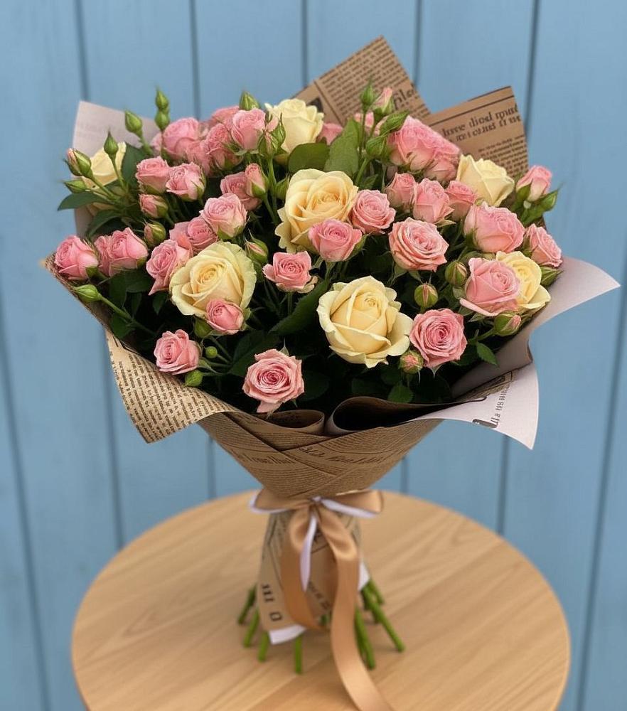 Букет цветов из: Розы в Северское