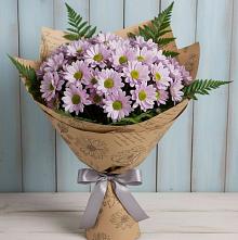 Букет цветов из:  Хризантемы #REPLACE_PRED# Северское