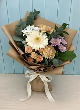 Букет цветов из:  Герберы и Хризантемы в Северское