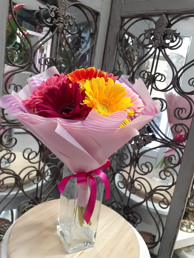 Букет цветов из: Герберы в Северское