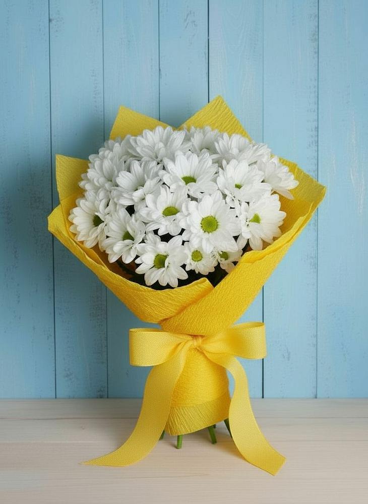 Букет цветов из: Хризантемы в Северское