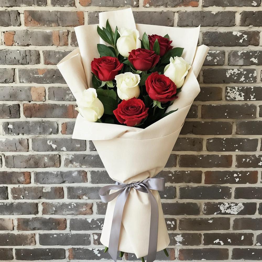 Букет цветов из: Розы в Северское