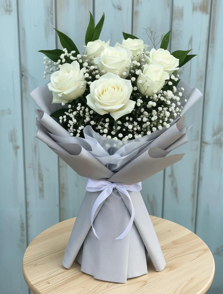 Букет цветов из: Розы в Северское