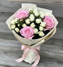 Букет цветов из:  Розы в Северское