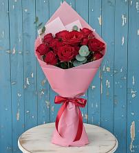 Букет цветов из:  Розы в Северское
