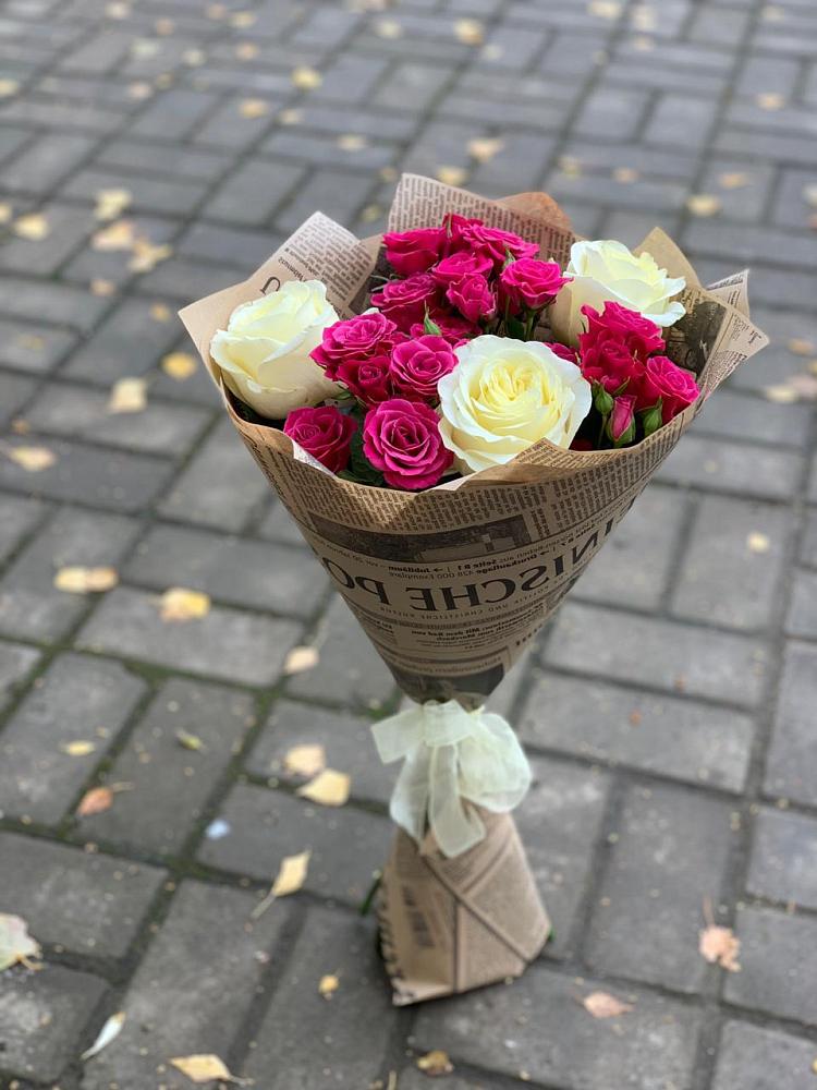 Букет цветов из: Розы в Северское