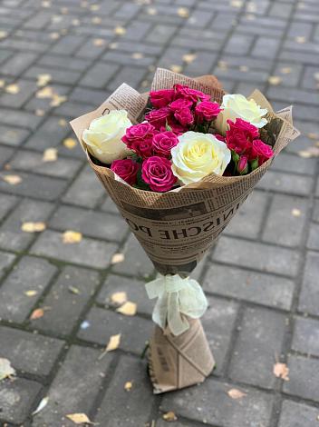 Букет цветов из: Розы в Северское