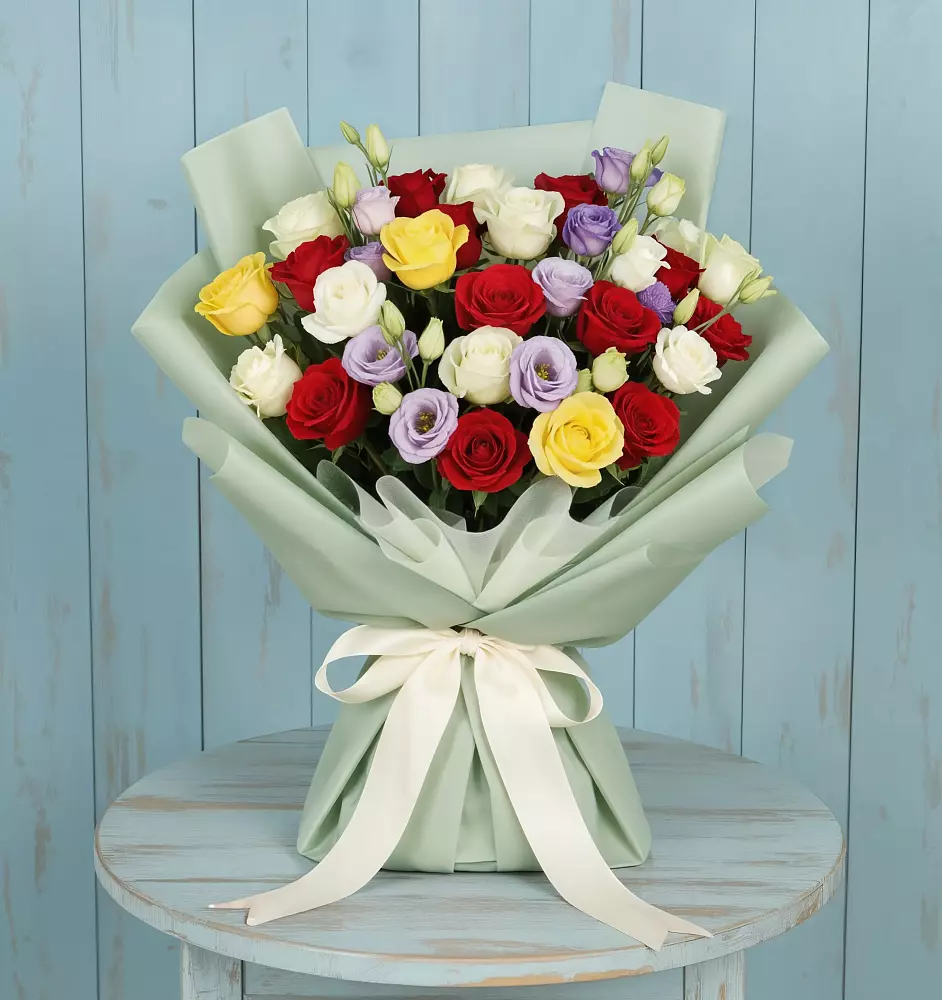 Букет цветов из: Розы в Северское