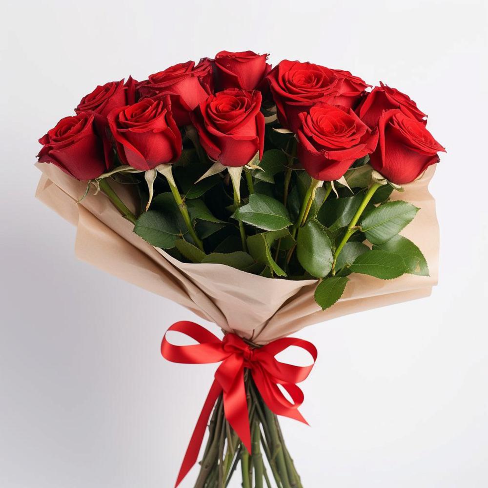 Букет 11 Красных роз Эдлесс Лав в Северское